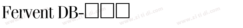 Fervent DB字体转换